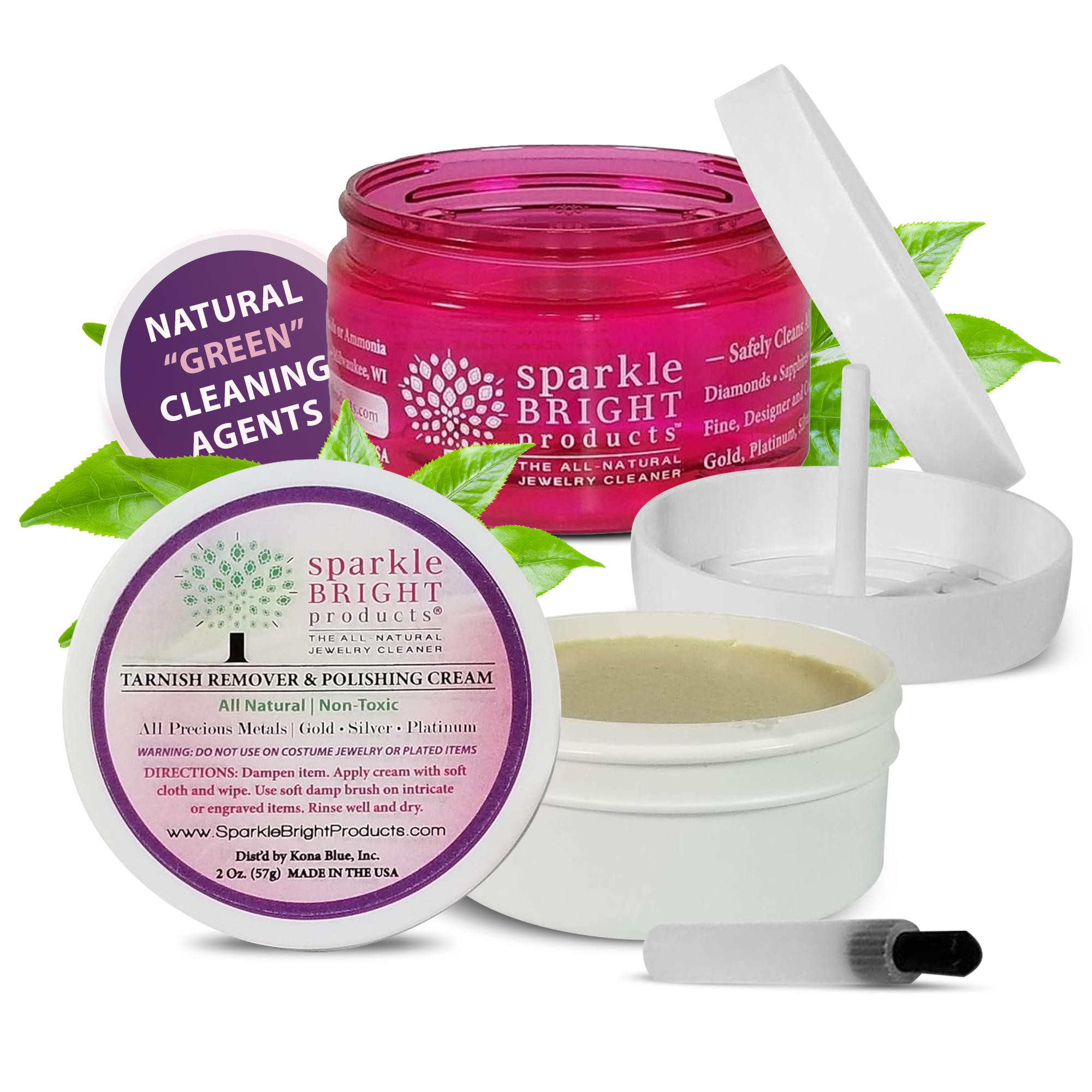 Sparkle Bright Jewelry Cleaner Starter Jewelry Cleaning Kit Sparkle Bright Products